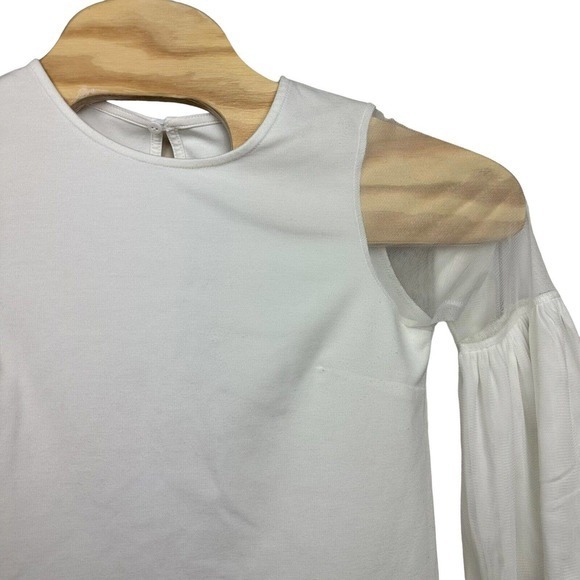 ASOS Women's Long Sleeve Ruffle Blouse Women's Size 2‎ - Picture 2 of 8